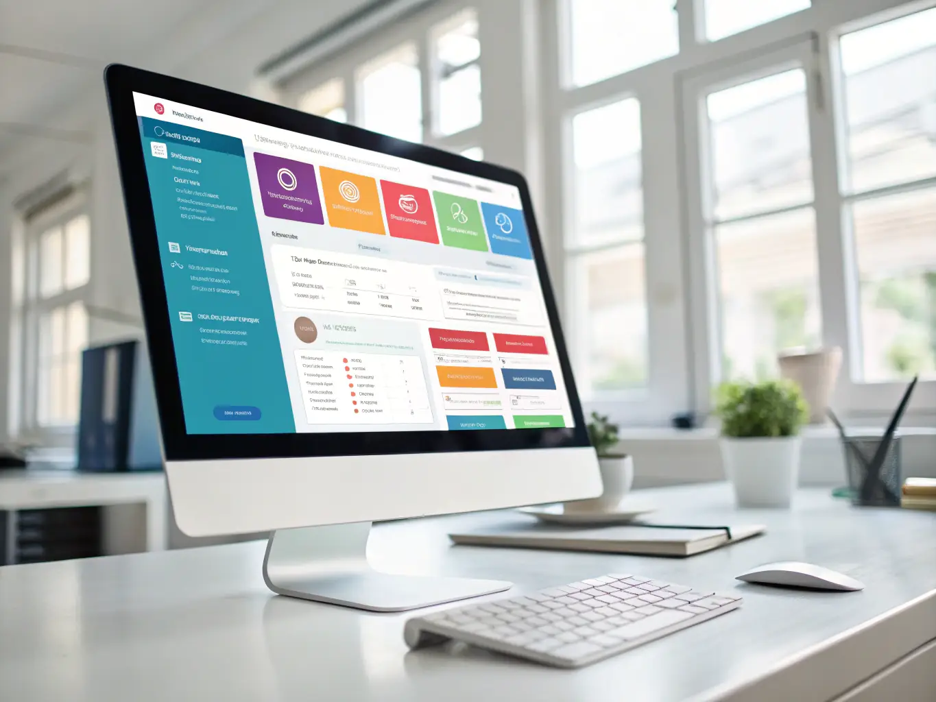 A clean and organized CRM interface, illustrating centralized customer data and relationship management tools.
